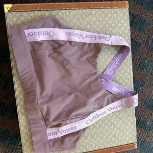 Outdoor Voices Lavender Sports Bra